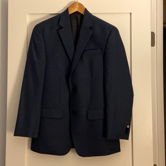 Michael Kors Other - Michael Kors Navy/charcoal Mens Sport Coat Size 36R